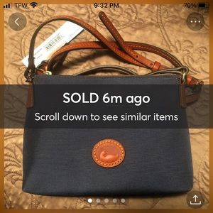 SOLD NWT Dooney & Bourke Crossbody Pouchette